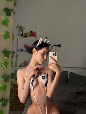 Full leaked Cow maid cow bikini cosplay private onlyfans photo